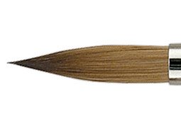 Escoda Optimo 2410 Oil & Acrylic Kolinsky Sable Paint Brush Round Pointed; Size 1