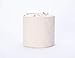 YONBEN Tall Purse Organizer Insert Womens Canvas Round Handbag Organizer Storage Handbag Purse Organizer Round Cosmetic Pouch Bag Bucket Makeup Bag (Beige, L)