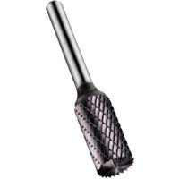 Dormer P803C3.0X3.0 Series P803C Carbide Rotary Burr, Cylinder with Endcut, Double Cut, TiAlN, 3.00 mm x 3.00 mm