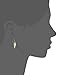 Amazon Collection 10k Yellow Gold Angel Wing Drop Earrings