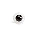 Darice Black Solid Eyes with Washers, 6mm