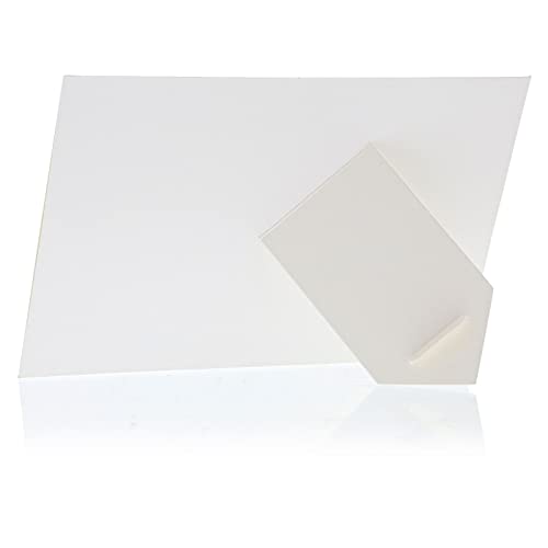 Juvale 50 Pack White Paper Picture Frames for 4x6 Inserts, Cardboard