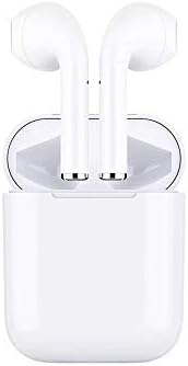 TWS-i10 Bluetooth Earphones Wireless Earbuds Sports Headphones HD Stereo Sound Clear Audio Headsets for iPhone MAX/X/8/7/6/6s Plus Samsung Galaxy S9 Plus S8 & Android Phones-White