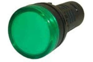 LEDANDON American LED-gible LD-2837-115 LED 22mm Indicator Light, 120V Green