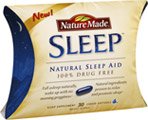 Nature Made Sleep Natural Sleep Aid Liquid Softgels, 30 count (Pack of 3)