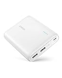 Anker PowerCore 13000 Portable Charger - Compact 13000mAh 2-Port Ultra Portable Phone Charger Power Bank with PowerIQ and VoltageBoost Technology for iPhone, iPad, Samsung Galaxy (White)