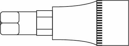 CLAS Equipements SA 0374 Hex Socket 10 mm L.55 mm 1/2 Inch