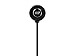 Monoprice Large-Driver Earbuds Headphones - Black, Lightweight and Durable with in-line Microphone