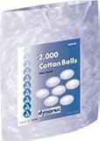Cotton Balls, Non-Sterile, Medium 2000/Bag