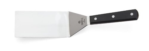 Mundial 4685BW 6-Inch By 3-Inch Square End Turner, Black Wood