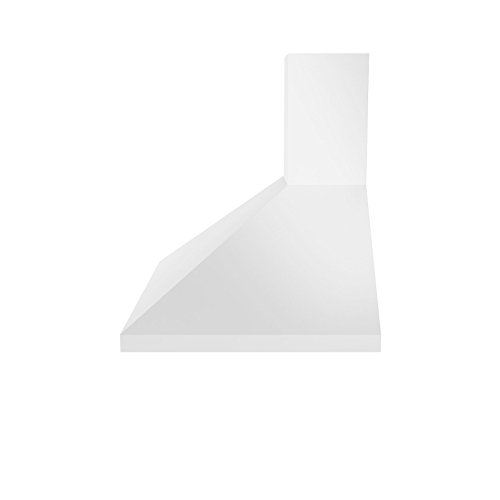 Ancona WPPW430 Wall-Mounted Classic Pyramid Style Convertible Range Hood, 30-Inch, White