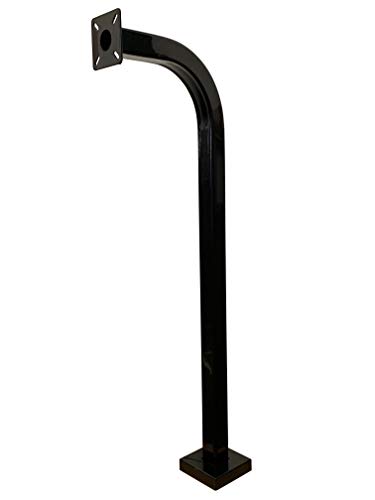 EG088-Eagle Keypad Gooseneck Pedal Mount 42" Universal Powder Coated Heavy Duty Pad Mount 1/8" Steel