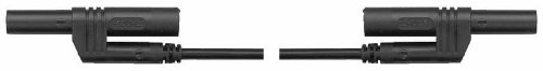 Vse 410043 Safety Test Lead, 1 mm² 100 cm Black