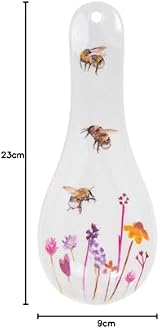 The Leonardo Collection Busy Bees Spoon Rest | Hand-Painted Resin Decor view 5