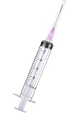 100Pack 10ml Plastic Syringe with 18Ga Disposable