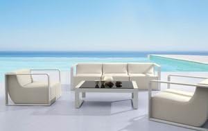 Salon De Jardin Haut De Gamme Capri Coloris Ecru Modulable