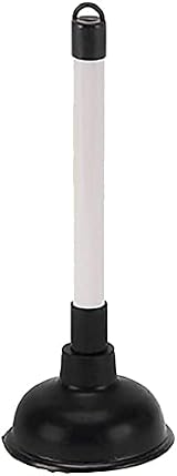 HAADI Sink Plunger 100mm Cup, 225mm Handle, White/Black – Lightweight view 2