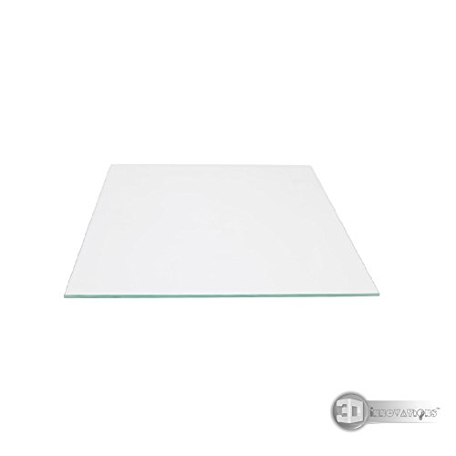 3D Innovations MK2 Heated Bed Borosilicate Glass Plate Size 213X200X3mm Tempered /1Pc Glass Plate Only For 3D Printer