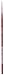 da Vinci Watercolor Series 5580 CosmoTop Spin Paint Brush, Round Synthetic with Red Handle