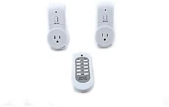 Aleko Rls2 Wireless Remote Control Outlet Light Switch Two Outlets With Remote