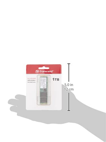 Transcend 1TB M.2 2280 SATA III SSD with Dram Cache, Up to 560MB/s, Compatible w/Ultrabook Laptop PC Desktop, 3D TLC NAND Flash Internal Solid State Drive, LDPC Error Correction ECC, B+M Key -MTS830S