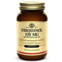 Solgar Ubiquinol Supplement with Reduced Coq-10, 100 Mg, 50 Count (4 Bottles)