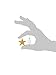 Simplicity Gold Star Applique Clothing Iron On Patch, 3pc, 1.25