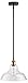 Linea di Liara Lucera Modern Farmhouse Pendant Light Fixture Ceiling Hanging Large Glass Pendant Lighting for Kitchen Island Brass and Black Pendant Light Over Sink Light Fixtures, Bulb Included