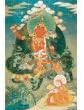 Thanka Print of Bodhisattva Manjusri; Laminated