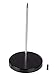 Juvale Receipt Holder - 6 Pack Ticket Stabbers, Stainless Steel Receipt Spike, Check Spindle for Restaurant, Office and Kitchen, Black and Silver, 2.75 x 5.5 Inches