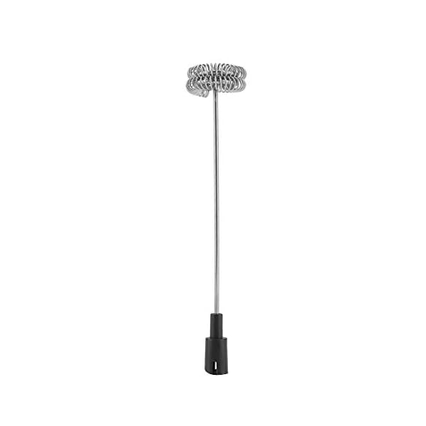 Handheld Elektrische Milchaufschäumer Foam Maker Set Werkzeuge Edelstahl Doppel Schneebesen Köpfe Lagerung Abdeckung – Bild 4