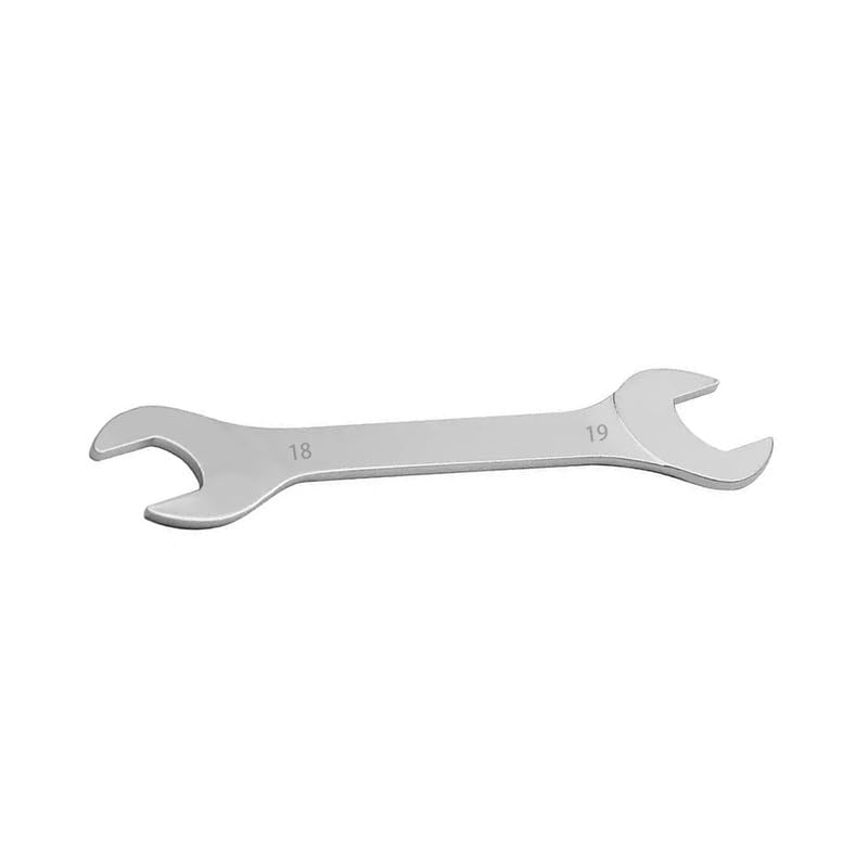 Globellapro 18 * 19mm Open End Spanner,Double Open Ended Wrench,Open Ended Wrench Flat Spanner,Chrome Vanadium Steel Wrench,Metric Spanner for Mechanic,Bicycle Repair