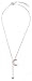 Happiness Boutique Women Lariat Necklace Star and Moon in Rose Gold Y Pendant Necklace with Half Moon Charm