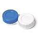 Adults Mens Ladies White Mesh UV Halloween Carnival Cosmetic Coloured Fancy Dress Eye Wear Accessory with Contact Lens Case exclusive to Dress You UP TM