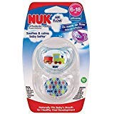 NUK Airflow Orthodontic Pacifier 6-18 Months, 2 Pack AIR FLOW Choose your pick (TRAINS)