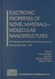 Electronic Properties of Novel Materials - Molecular Nanostructures : XIV International Winterschool/Euroconference, Kirchberg, Tirol, Austria, 4-11 March, 2000, , 1563969734