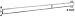 Spring Window Fashions Crystal Clear Sash Curtain Rods - 2 Rods per Package(7 to 11 1/2-Inch Adjustable Width, Clear) by Graber