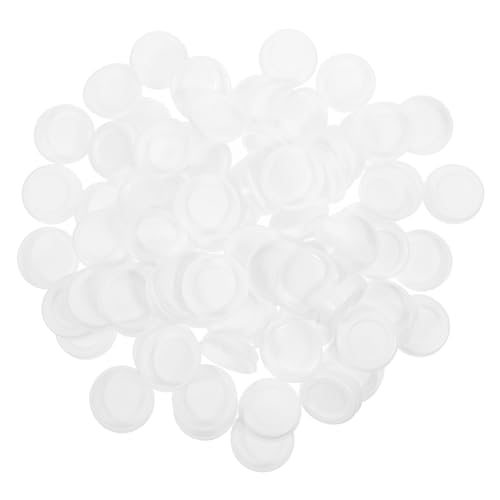TEHAUX 100Pcs Mailing Tube End Caps Convenient Round Plugs for Paper Tubes Plastic Caps for Shipping Storage Secure Fit to Prevent Moisture Debris Damage