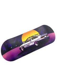 LC Boards Fingerboard 98X34 Complete '86 Graphic - Silver Trucks, Foam Grip Tape and Pro Design for Ultimate Fingerboarding Experience
