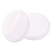 Large Loose Powder Puff, 4.13 Inch Powder Puff for Body Powder, Ultra Soft Velour Body Puff with Ribbon, 2pcs, White, Round