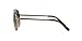 A|X ARMANI EXCHANGE Ax2002 Aviator Sunglasses, Light Gold/Dark Brown/Dark Brown Gradient, 61 mm