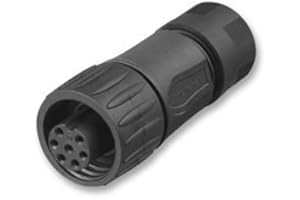 Amphenol Sine/tuchel Circular Connector, Receptacle, 6+Pe, Cable - C016 10D006 000 12