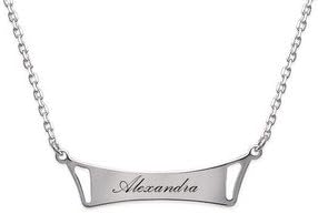 Silver In Paris Necklace which can be engraved with First Name