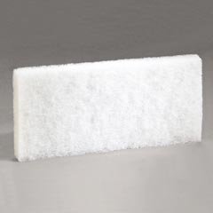 3M Commercial 4-5/8X10 Wht Clean Pad (Pack Of 5) 8440 Scrub Pad