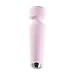 Wireless Wand Massager,New IPX 8 Waterproof Powerful Mini Cordless Wand Massaging with 10 Vibrations and 5 Multi-Speed,getbear Silicone Compact Rechargeable Power Massager (Pink) (Pink)