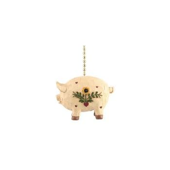 Amazon Com Clementine Primitive Country Pig Ceiling Fan Pull