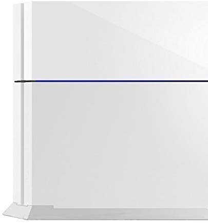 KlsyChry Vertical Stand for PS4 PlayStation 4 Console with Built-in Cooling Vents and Non-Slip Feet (White)