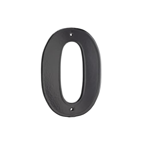 Montague Metal Products Helvetica Font Individual House Number, 0, 3-Inch