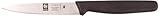 Rated #1 in Kitchen Tools ICEL 4-inch Straight Paring Knife, Black