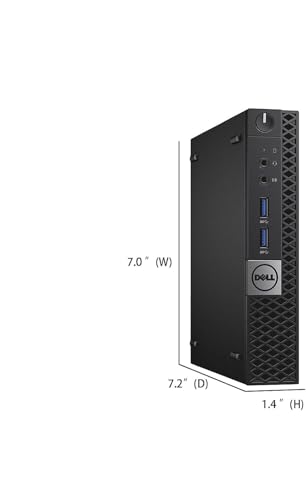 Dell Optiplex 7040 Mini PC de computadora, Intel Core i5-6500 de 4 núcleos 2.50GHz, 8GB DDR4 RAM, 256GB SSD WiFi, BT, Windows 11 Pro (reacondicionado)